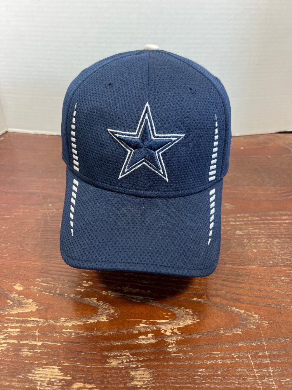 Dallas Cowboys New Era 39Thirty Stretch Fit Cap Large/X-Large Navy Mesh H4
